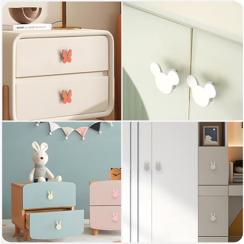 Colorful Animal Cartoon Aluminum Alloy Handle for Children's Room Drawer Knob Cabinet Wardrobe Door Bedside Table Pull