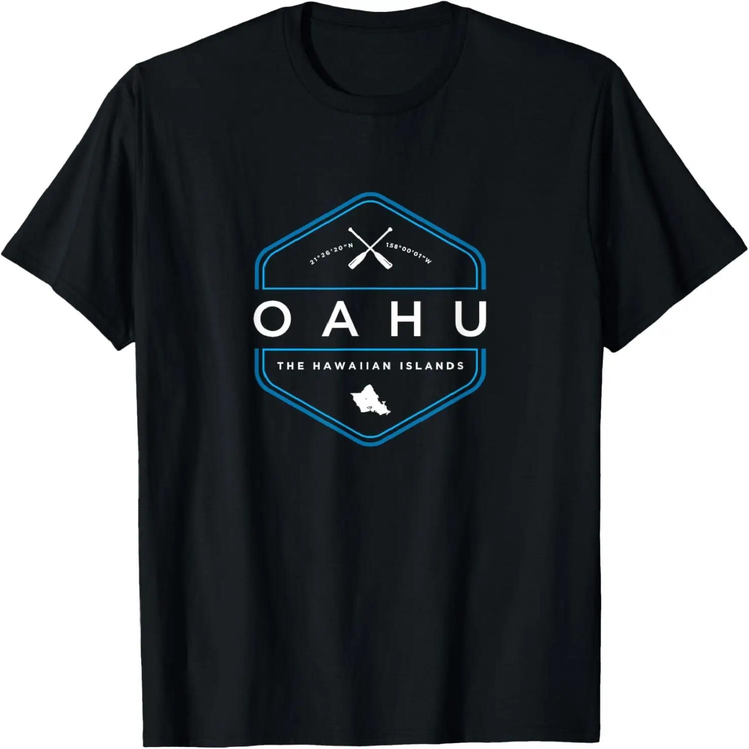 Oahu Hawaii Beach Graphic T-Shirt S чёрный