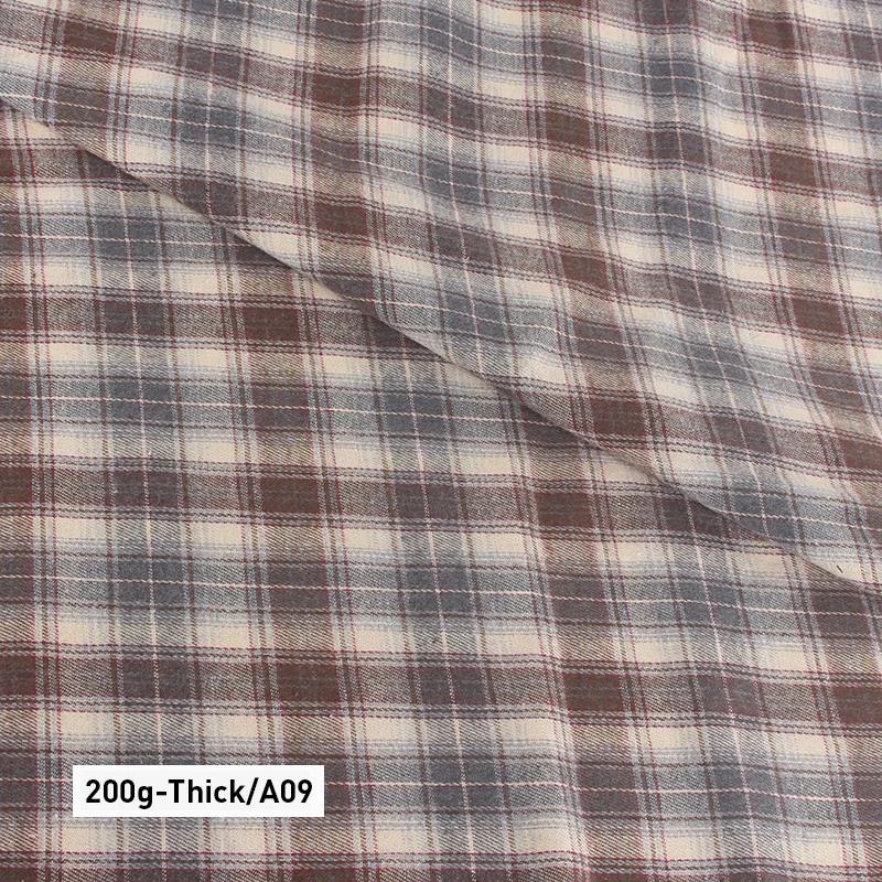 Scottish Checks Polyester Cotton Fabric Medium/Thick Classic Stylish Fabric for Sewing Clothes Skirts Dresses Tartan Designer