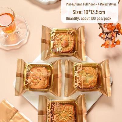 Flowing Custard Mooncake Packaging Bags