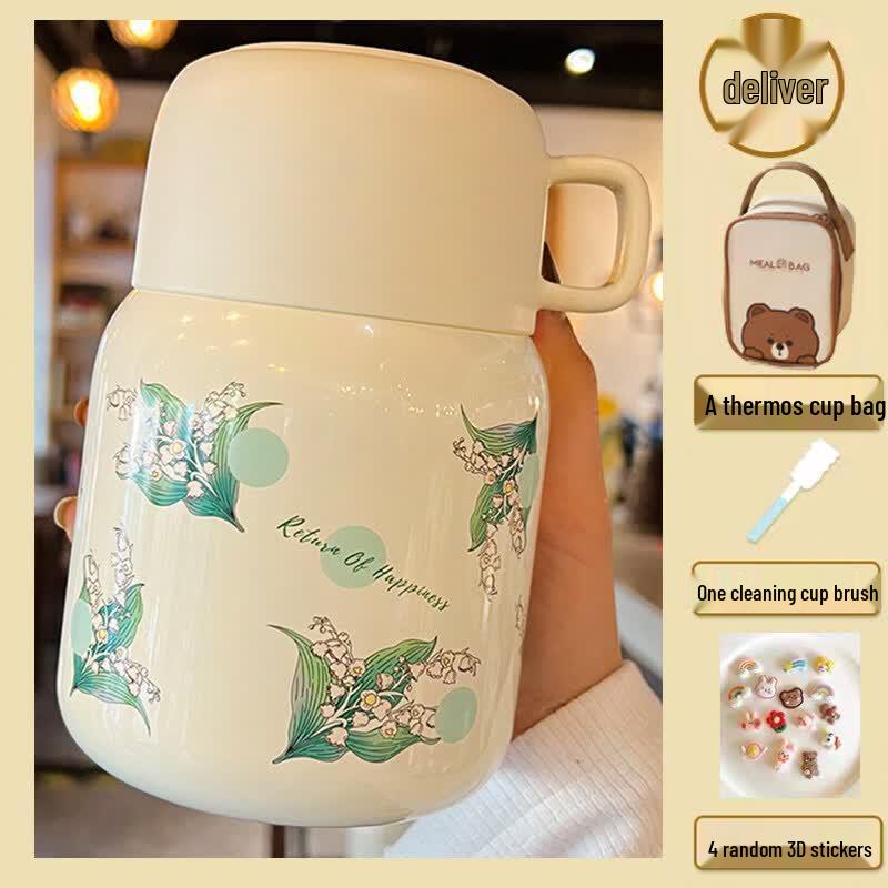 316 Stainless Steel Portable Insulated Stewing Cup
