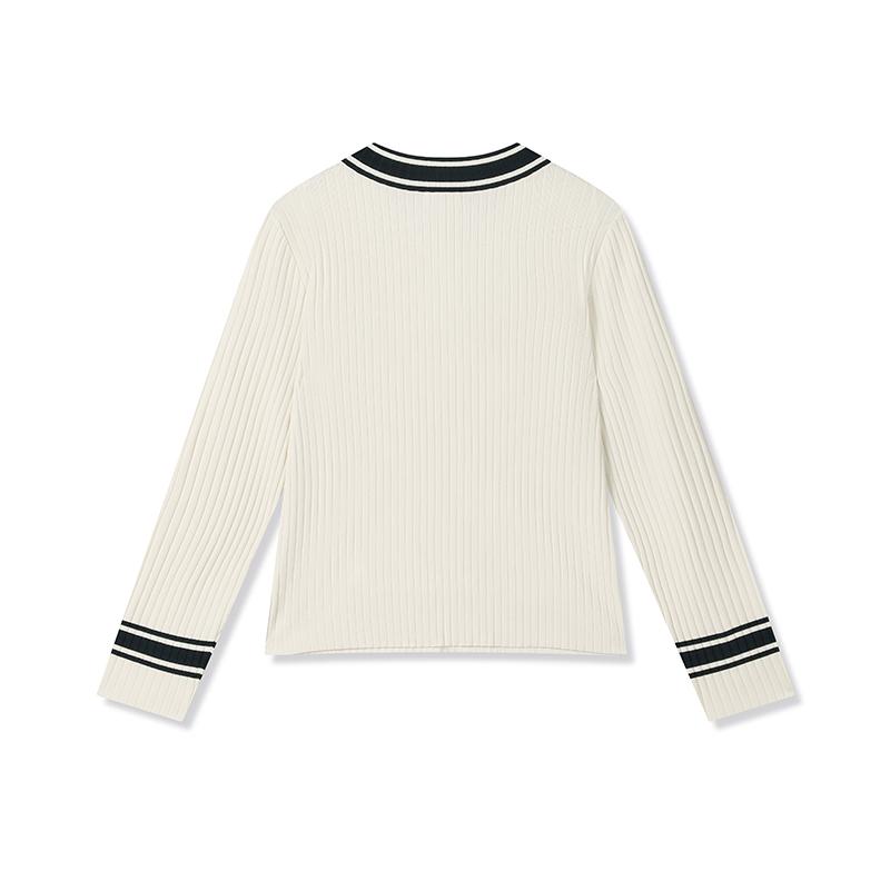 New FILA Knitwear Women's Egg White Albumin F11W532402FIV
