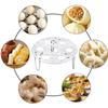 High Foot Steamer Basket Folding Steam Grid Steamer Cooking Accessories Steaming Plate  Kitchen