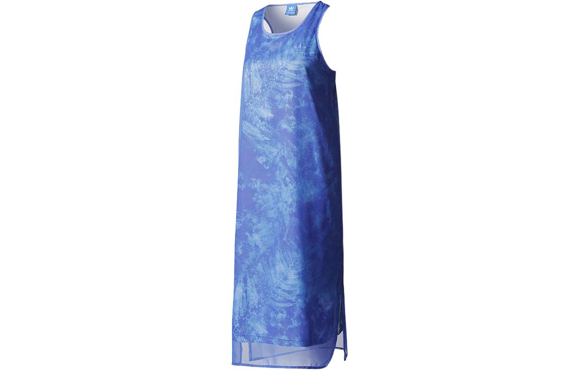 Adidas Originals Sleeveless Dresses Women`s Blue