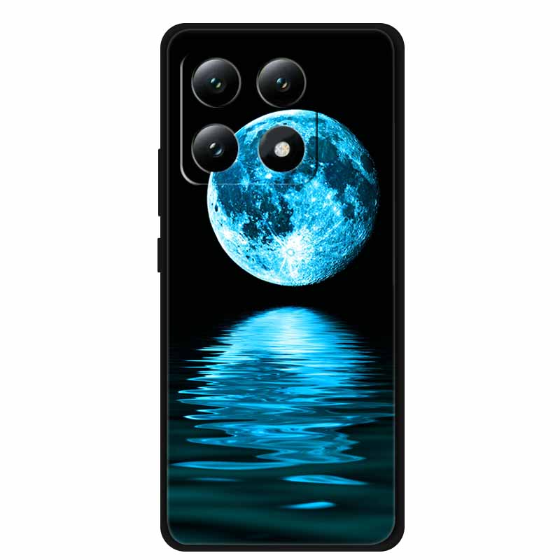 Handyhülle Für Xiaomi 15T Pro 5G Rückseite Hüllen Schwarzes Silikon Weiches Coque Für Xiaomi 15T 5G Hülle 15 T Pro 6,83" Fundas Schale
