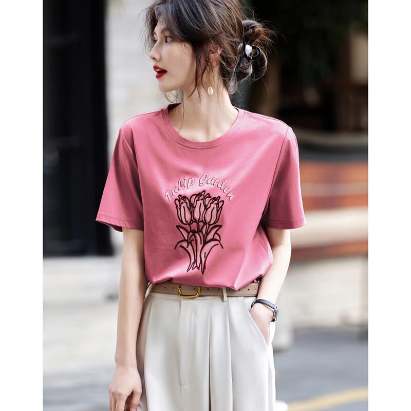 

Demana Paris Holiday Tulip Print T-Shirt S