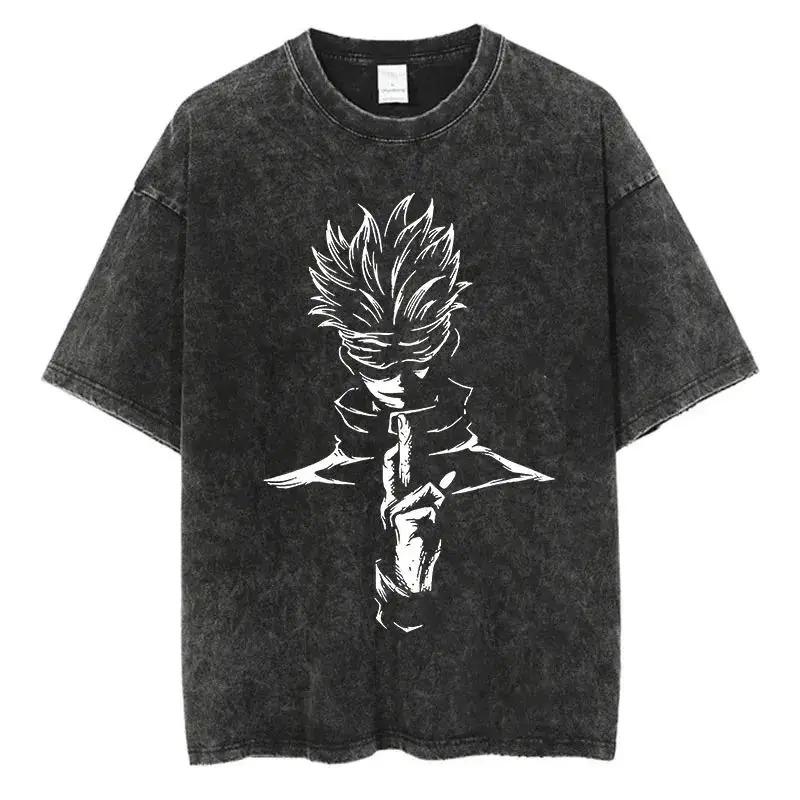 2026 Unisex Clothing Anime Y2k Washed New Arrival Clothes Tee Shirt Homme Graphic T-Shirts Unisex Tshirt for Unisex Ropa Hombre