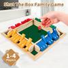 Wooden Dice Game Board, Family Party Fun Board Game, Multi-Color Chessboard Number Game, Ideal for Family Gatherings