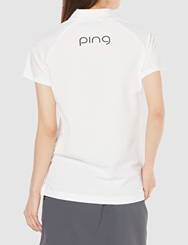 Ping Apparel Women's Short Sleeve Shirt (ISCRA-S: Stretch, Modified Collar) / Golf / 622-3168202 030_White, Size M