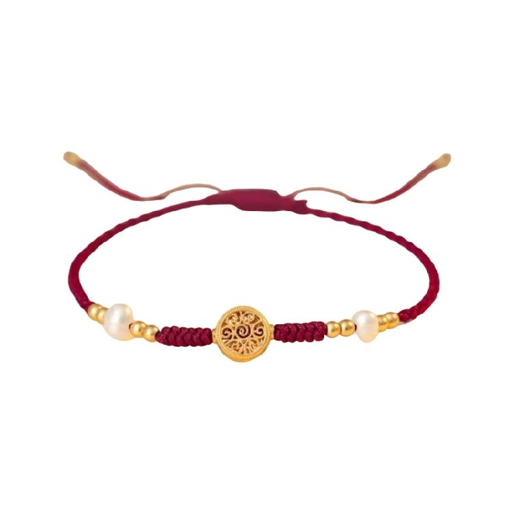Symbolisches rotes Seil Armband Rotes Band Glücksarmbänder Einzigartiges Armband Geeignet für Vermögensaufbau und Segen