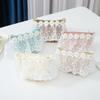 Wide Brim Straw Bag Cap Set Lace Sun Hat Sweet Fisherman Hat  for 2-8 Years Kids