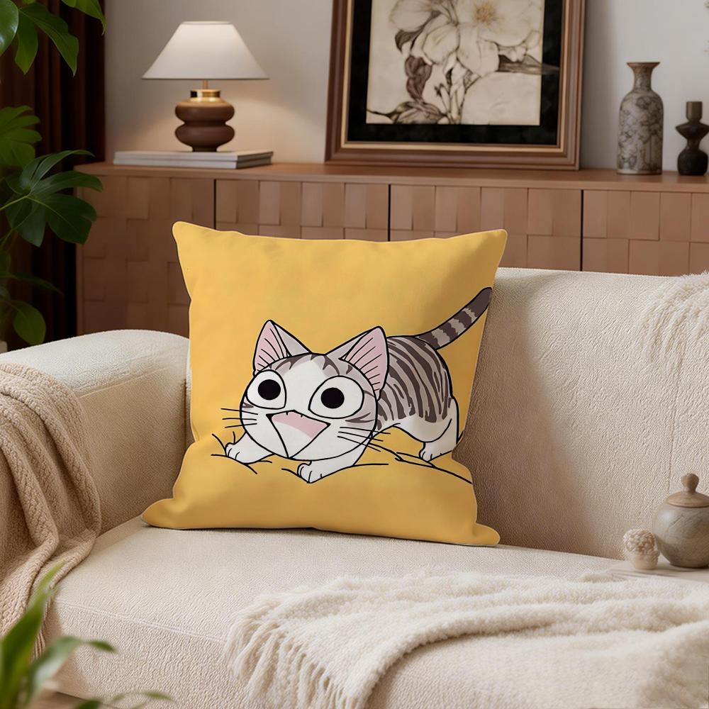 Cute Chis Sweet Home Cushion Cover Cushion Cover Set 4Pcs 50x50 45x45 40x40 Pillowcase Decorative Sofa Home Decor