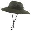 Connectyle Safari UPF Sun Wide UV Army Green Hat, Men's 50+ Hat, Foldable, Brim, Protection, Gardening, Fishing,