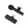 2.4G Portable Clip-on Wireless Microphone for Android Live Gaming Vlog Audio Video Recording Travel Vlog Use