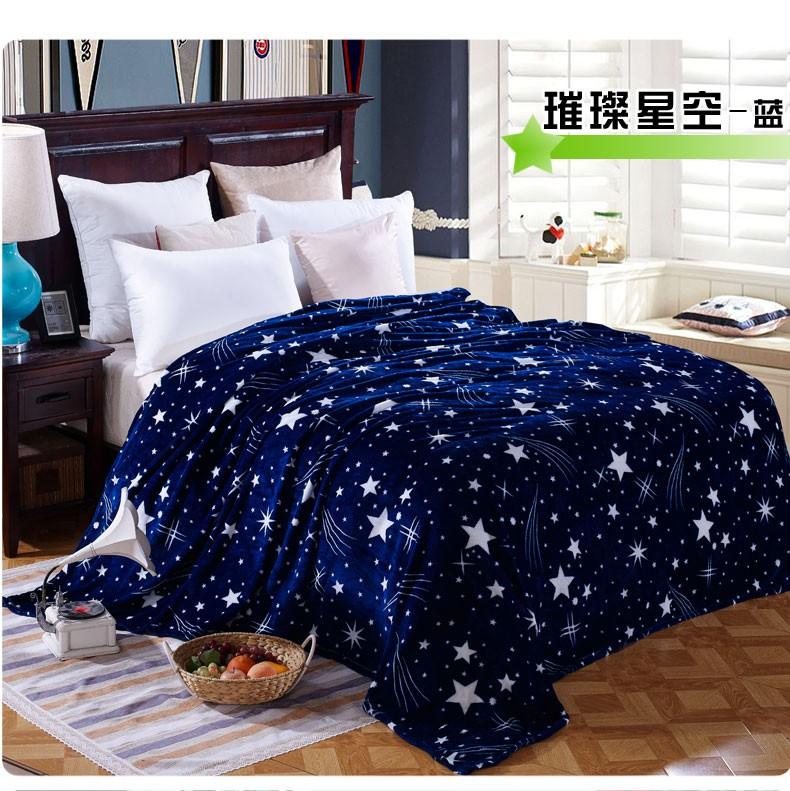 1pc blanke High Density Super Soft Flannel Blanket to on for the sofa/Bed/Car Portable Plaids