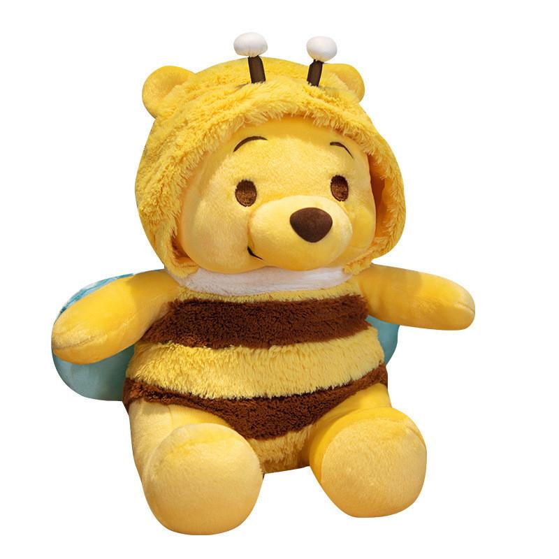 Winnie The Pooh Bee Bear Animal Cartoon  Doll Pillow Stuffed Doll Gift Child
