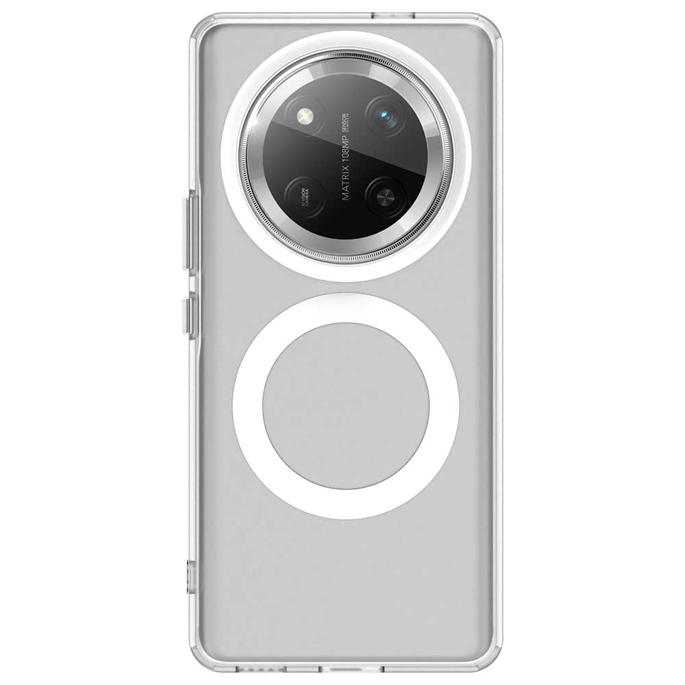 Matný kryt telefonu Magsafe pro Honor X9c Magic7 Lite Magnetické bezdrátové nabíjení pro Honor X60 X60 Pro Nárazuvzdorný zadní kryt