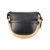 Loewe Gate Bow Bag Handwoven Straw Anagram Embossed Shoulder Crossbody Bag Vacation Bag Small Women bags Black 32913T20-1208