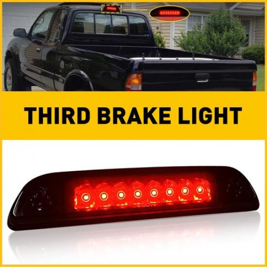 Smoked LED Third 3RD Rear Brake Stop Tail Light Lamp For 1995-2017 Toyota Tacoma