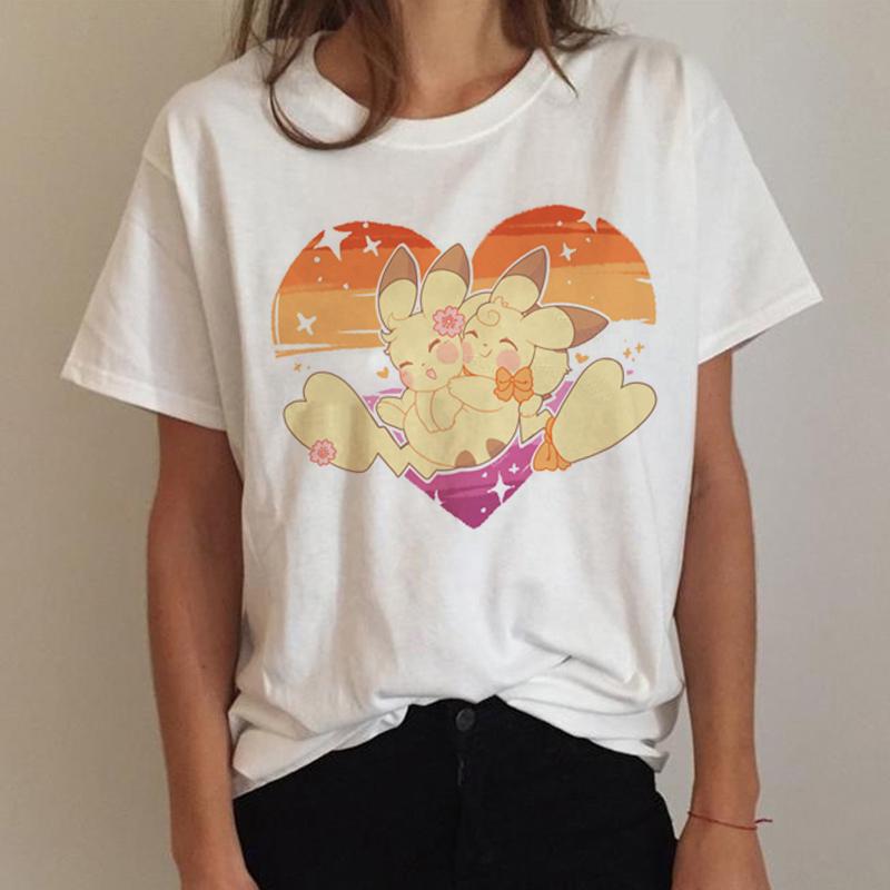 Camiseta feminina topos lgbt t camisa do orgulho gay lésbica arco-íris camiseta harajuku camiseta ullzang engraçado tshirt 90s topos roupas