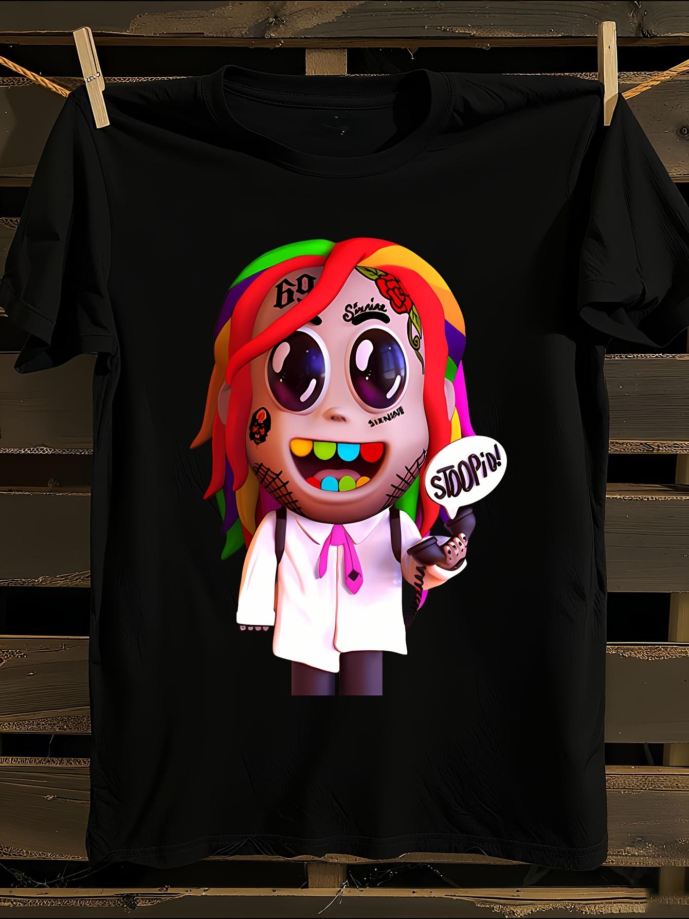 6ix9ine Gooba Rapper 69 Logo Tshirt S