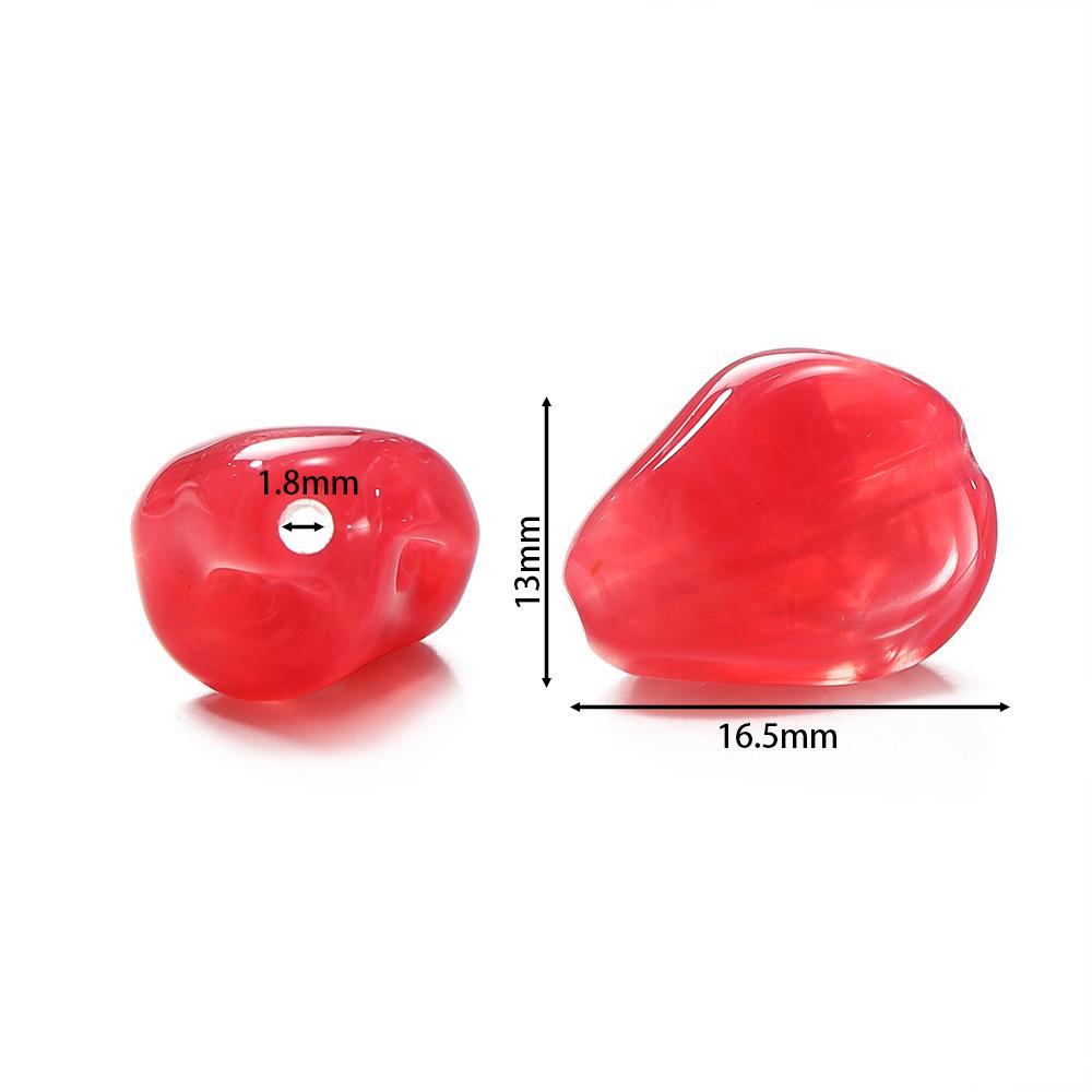 TX101 10pcs Irregular Beads Acrylic Imitation Stone Spacer Charm Bead DIY Bracelet Necklace Jewelry Accessories Handmade