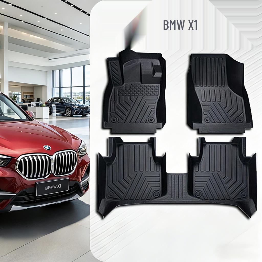 Custom Fit TPE Floor Mats for BMW X1 - Full Coverage, Brilliance Modification