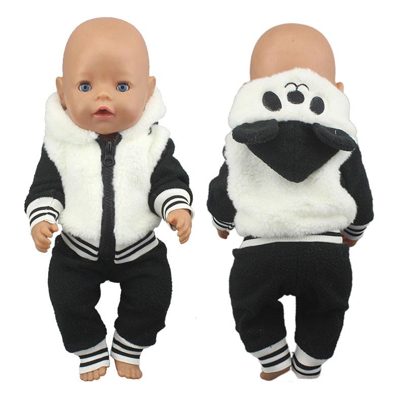 Suit For 17 Inch Baby Reborn Doll 43cm Baby Doll Clothes, Doll Acssories