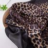 Classic leopard print spring and autumn fan gradual change color sunscreen silk scarf women's long decorative shawl fashion warm thin scarf