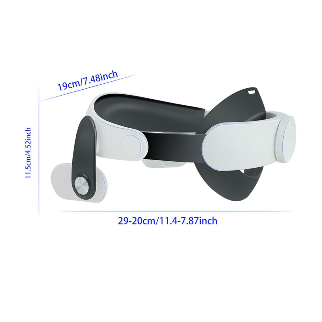 New VR Accessories Breathable Replacement Strap Adjustable Head Strap for Meta quest 3 Headband