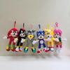 20cm Sonic Plush Doll Keychain Toys Cartoon PP Cotton Black Blue Shadow Hedgehog Soft Stuffed Pendant Home Decoration Kids Gift