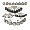 45 Pcs/set Stainless Steel Wire  Brushes Practical Polishing Accessories Compatible For Dremel