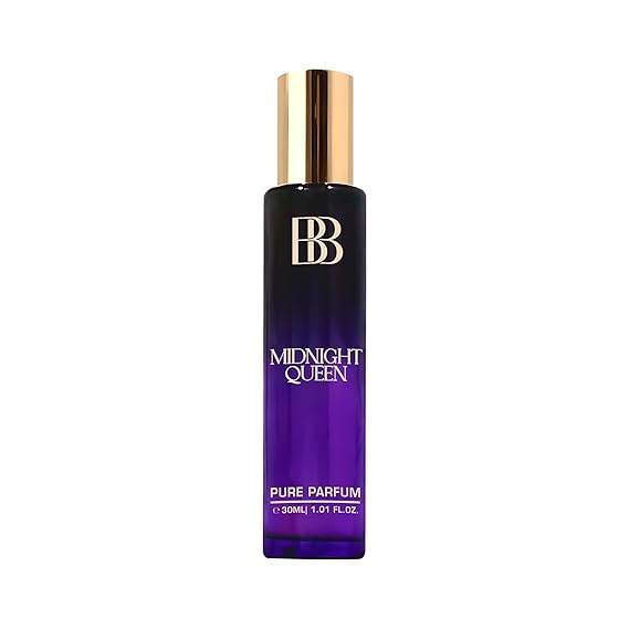 Bergamot Beaute MIDNIGHT QUEEN Pure PERFUME | Orange, Caramel & Amber | 12+ Hrs Long Lasting Perfume for Women | Higher Concentration than EDP 30ML