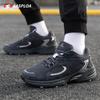 Heren Hardloopschoenen Leer + Mesh Ademend Antislip Heren Buitenkleding Sport Lichtgewicht Hardlopen Basketbalschoenen