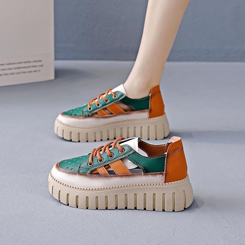 

Women s shoes step on shit feeling bag head sandals women s 2025 new summer hollow hole shoes breathable little white board shoes 5960 40