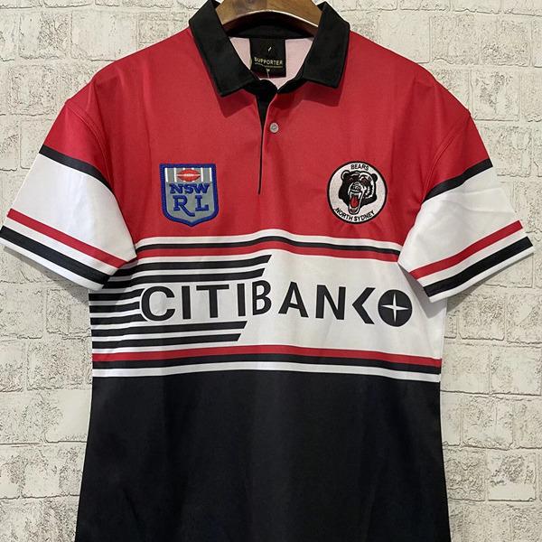 

Ретро регбийная майка North Sydney Bears, мужская, с коротким рукавом 2XL