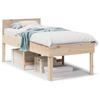 VidaXL Bed Frames Without Mattress 90x190 Cm Solid Pine Wood, Bedroom Furniture, Bed Base, Wooden Bed, Bed, Bed 855741