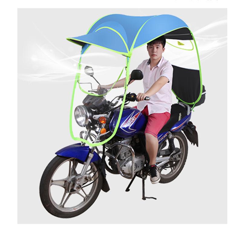Collapsible Windproof Sunshade for Electric Cars & Motorcycles