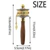 Hand Cranking Tibetan Prayer Wheel Colourful Religious Ornament  Home Decoration