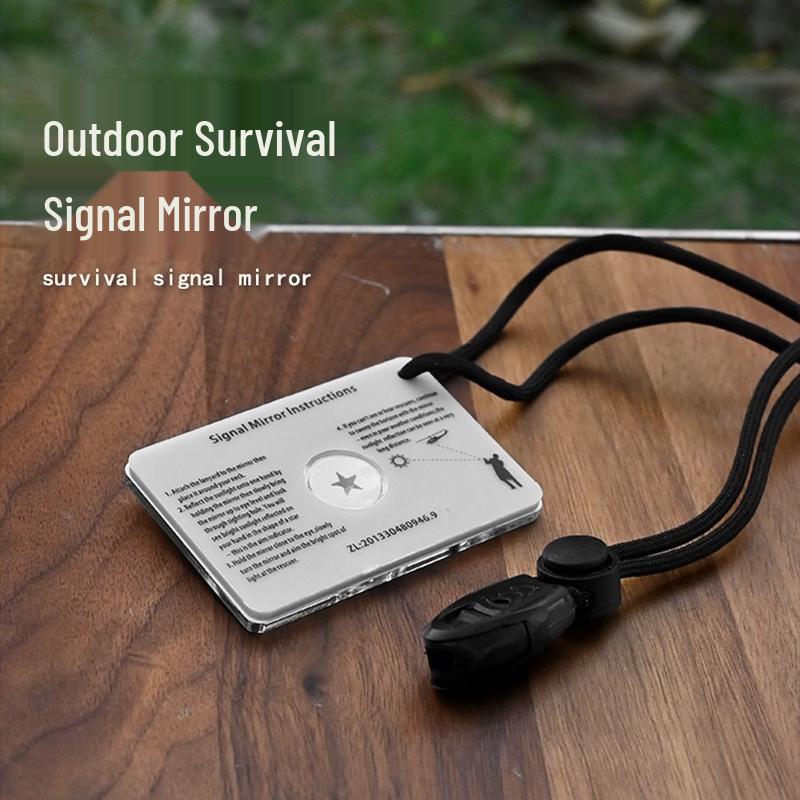 Meng Pao Outdoor Survival Signal Mirror, 2-Pack
