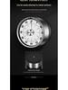 Stainless Steel Magnetic Kitchen Timer: Rotating Mechanical Countdown