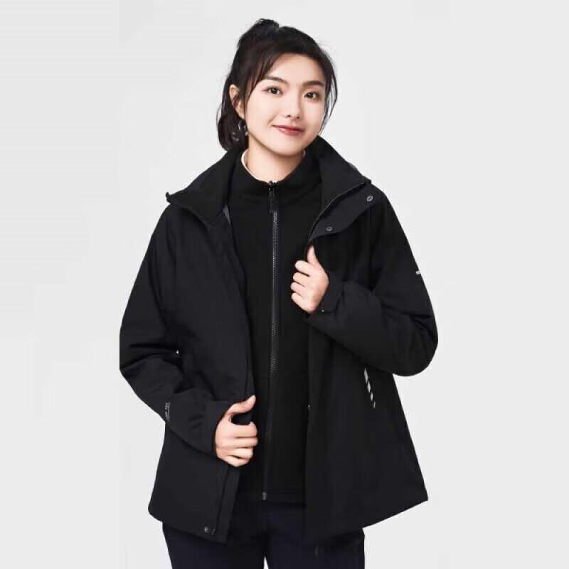 Sikai Le Women s 3-in-1 Outdoor Fleece Lined Windproof Jacket F2404705 L