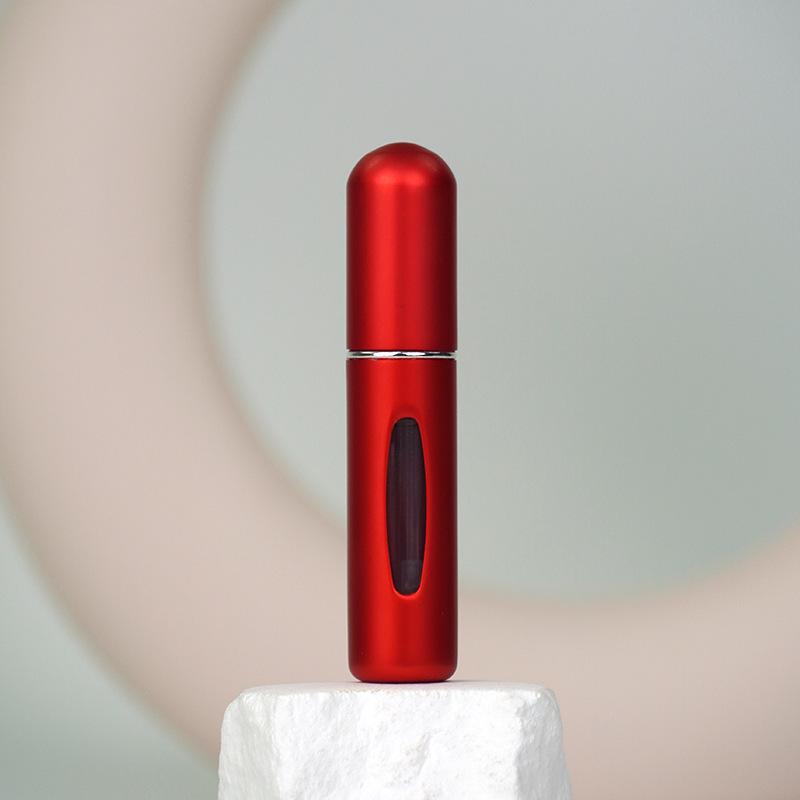 5ml Bottom-Fill Perfume Dispenser: Portable Self-Pump Mini Spray Bottle for Cosmetics