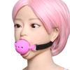 VaHppy Gags Black/Red/Pink PU Belt Silicone Balls 3.5/4.5/5cm SM Sex Toys Gagging Drooling Couple Bondage Games Adult Products