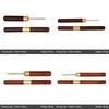 Leather Hole Punching Awl Wood Handle Leather Craft Punching Awl Tool for Leather Craft Stitching Leather Working
