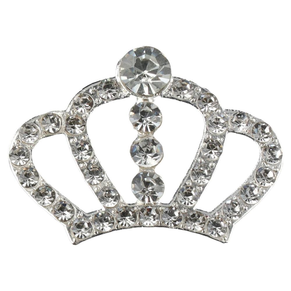 30pcs Alloy and rhinestone Crystal Crown Rhinestone Embellishments DIY Embellishments  Girls
