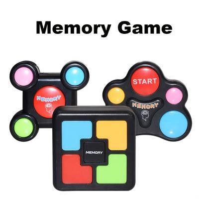 Machine de jeu de mémoire avec lumières Jouet interactif en plastique Jeu amusant Jeu d'entraînement à la mémoire Pour enfants