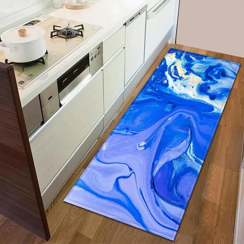 Oil Painting Graffiti Pattern Home Kitchen Floor Mat Door Front Decoration Floor Mat