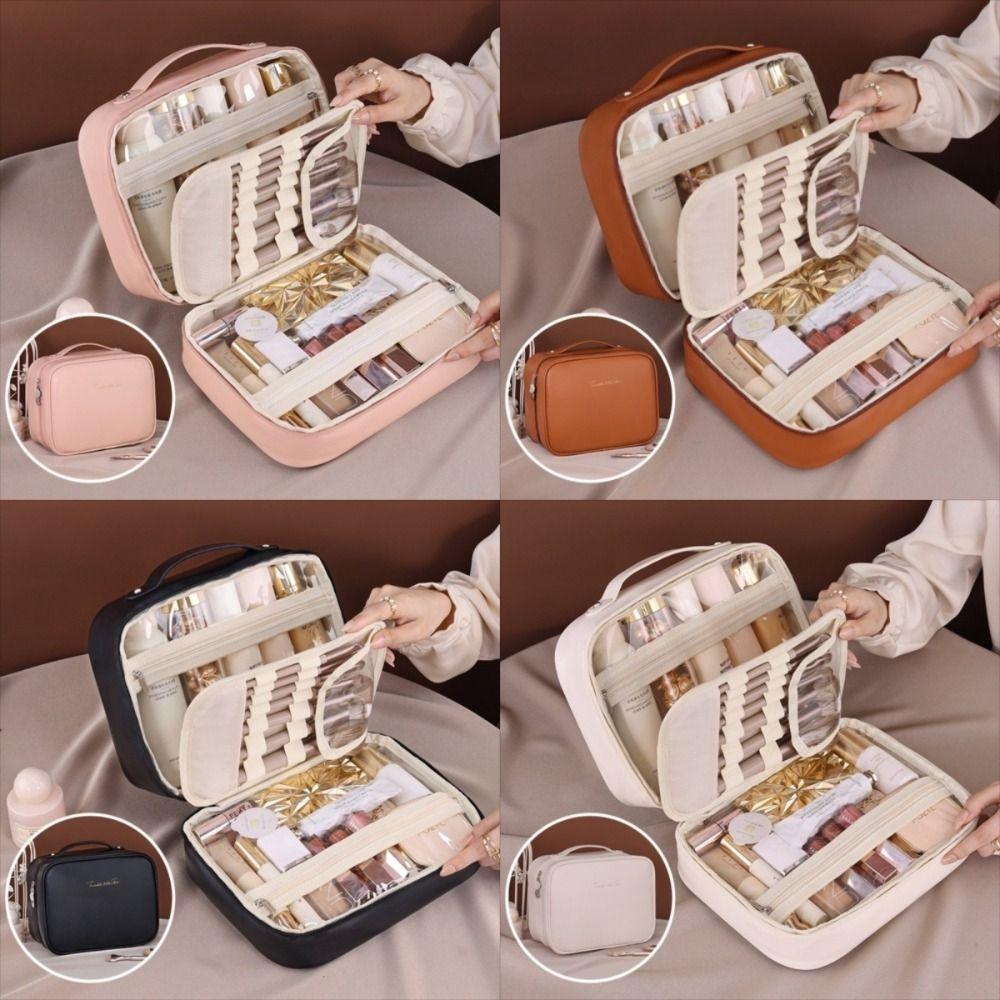 Luxury Make Up Storage Organizer Large Capacity Portable Toiletry Bag  Camping