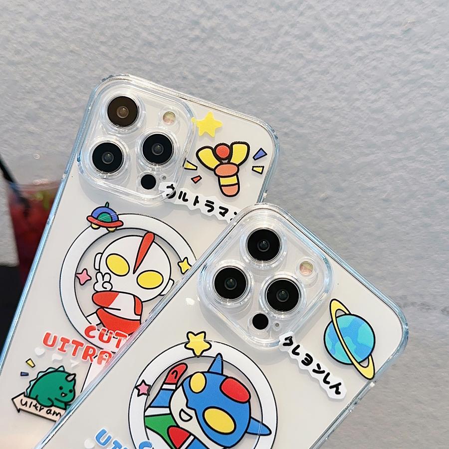 Cute Cartoon Magsafe Wirless ładowanie miękkie etui na telefon TPU dla iPhone 14 Plus 13 12 11 Pro Max Anti-Knock, odporna na wstrząsy tylna okładka